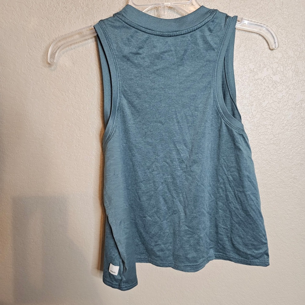 Vuori Energy Tank Top Womens Small  Blue Green Heathered Sleeveless - Picture 4 of 6